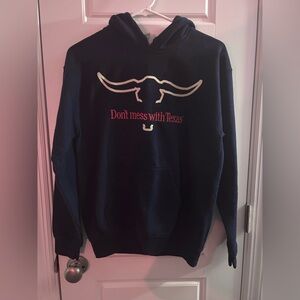 Don't Mess with Texas" Longhorn Graphic Hoodie